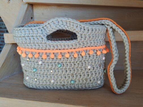 Handtas Beige