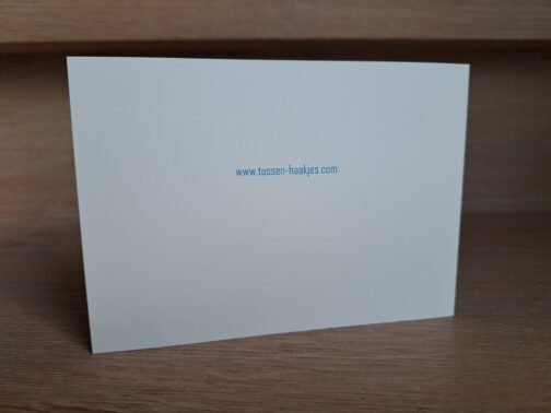 Kaartje Met Gehaakt Detail - Kat Hiep Hiep Hoera - Afbeelding 3