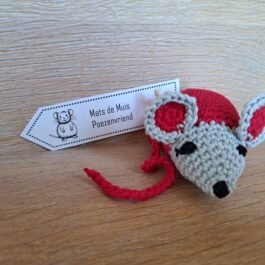 Kattenspeeltje Muisje Rood