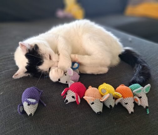 Kattenspeeltje Muisje Geel - Afbeelding 4