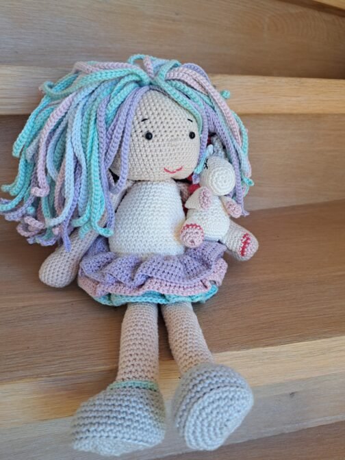 Pop Meisje Met Eenhoornknuffel - Afbeelding 2