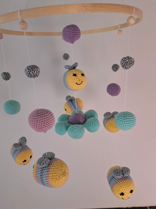 Baby Mobiel Bloemetjes & Bijtjes - Afbeelding 5