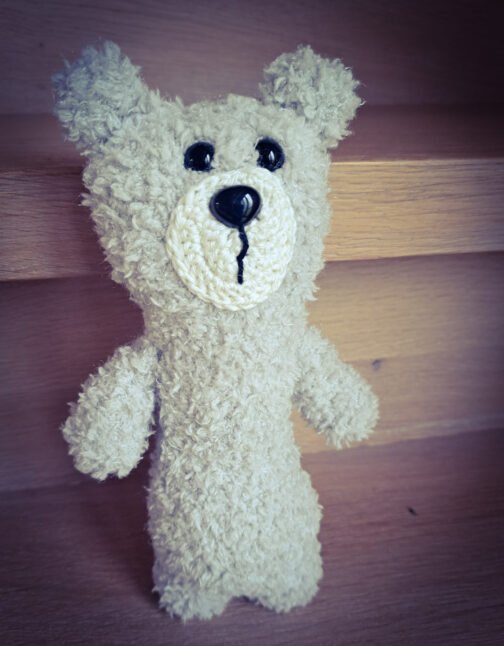 Knuffel Beertje Grijs Soft - Afbeelding 2