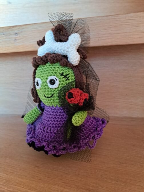 Knuffel Halloween Bruid - Afbeelding 2
