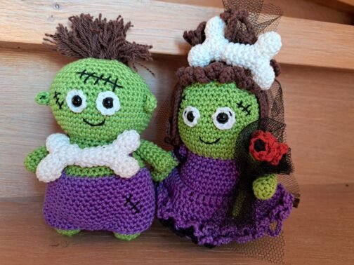Knuffel Halloween Bruid & Bruidegom