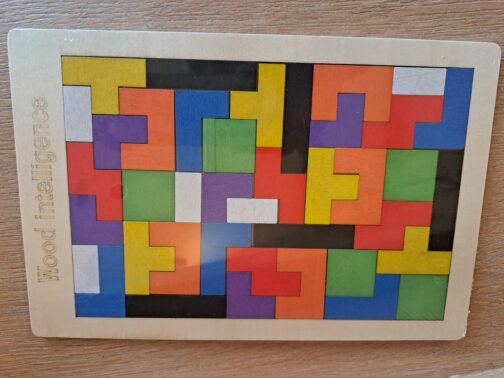 Kleurrijke Houten Puzzel