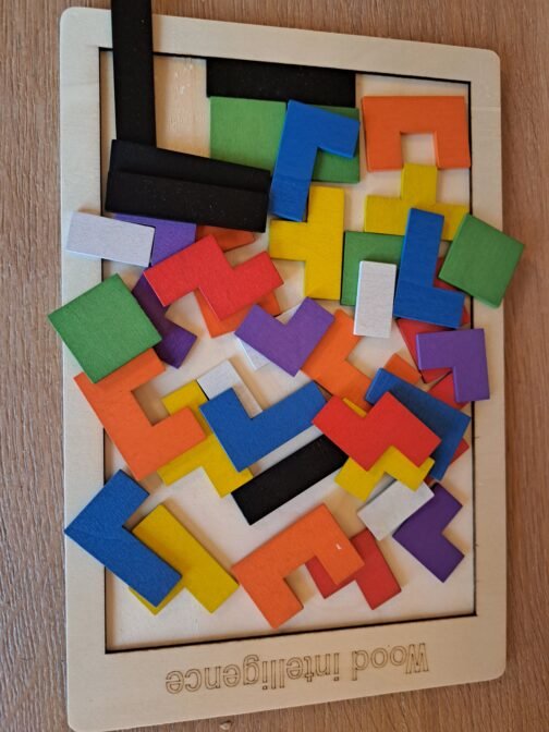 Kleurrijke Houten Puzzel - Afbeelding 3