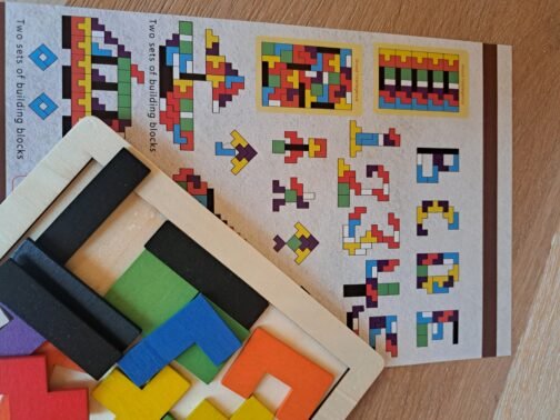 Kleurrijke Houten Puzzel - Afbeelding 2
