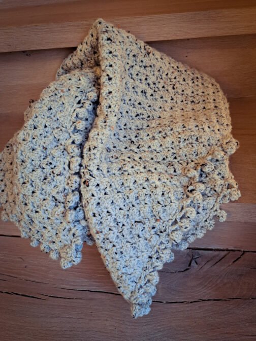 Omslagdoek Beige Driehoek - Afbeelding 5