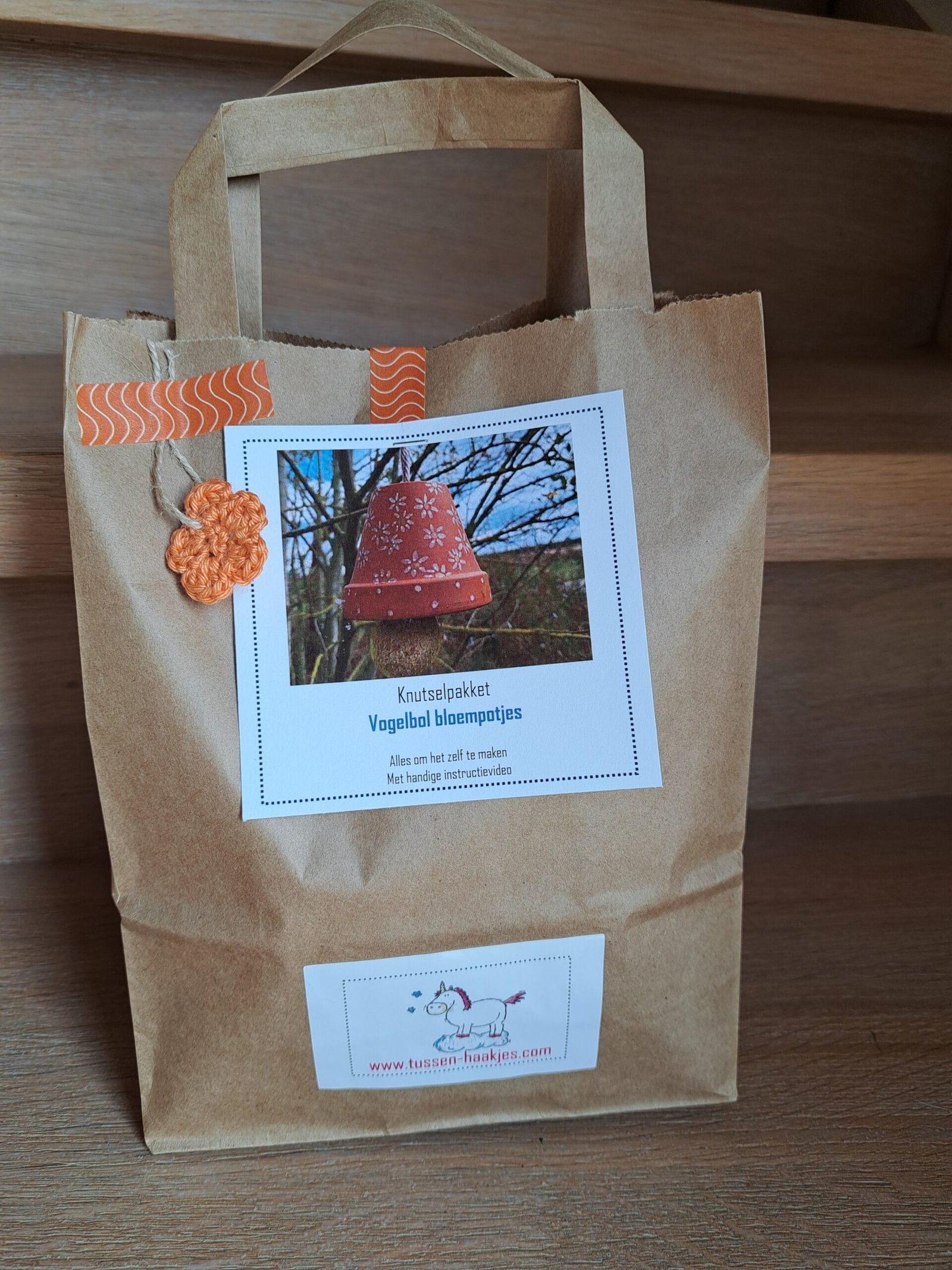 Knutselpakket Bloempotje met vogelbol - Afbeelding 4