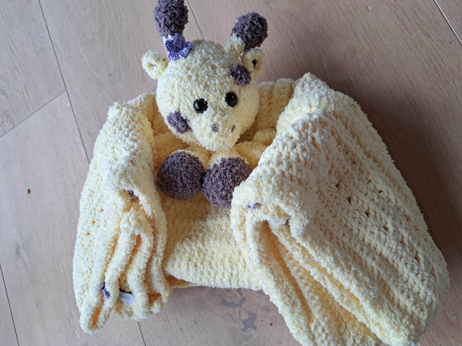 Geschenkset Dekentje & Knuffeldoekje - Afbeelding 2