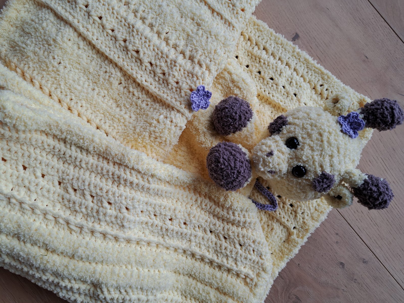 Geschenkset Dekentje & Knuffeldoekje - Afbeelding 3