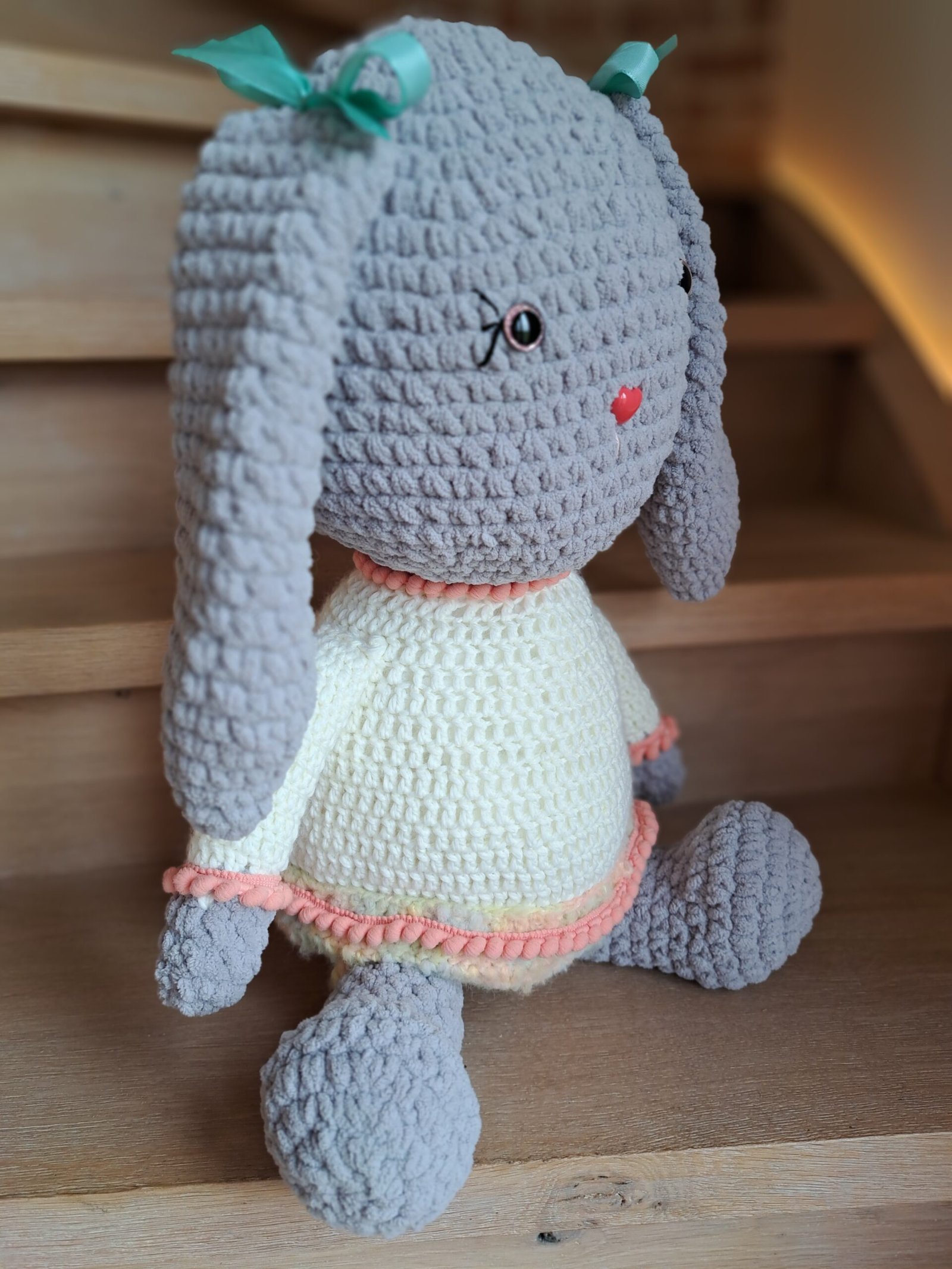 Knuffel Kaat Konijn - Afbeelding 2