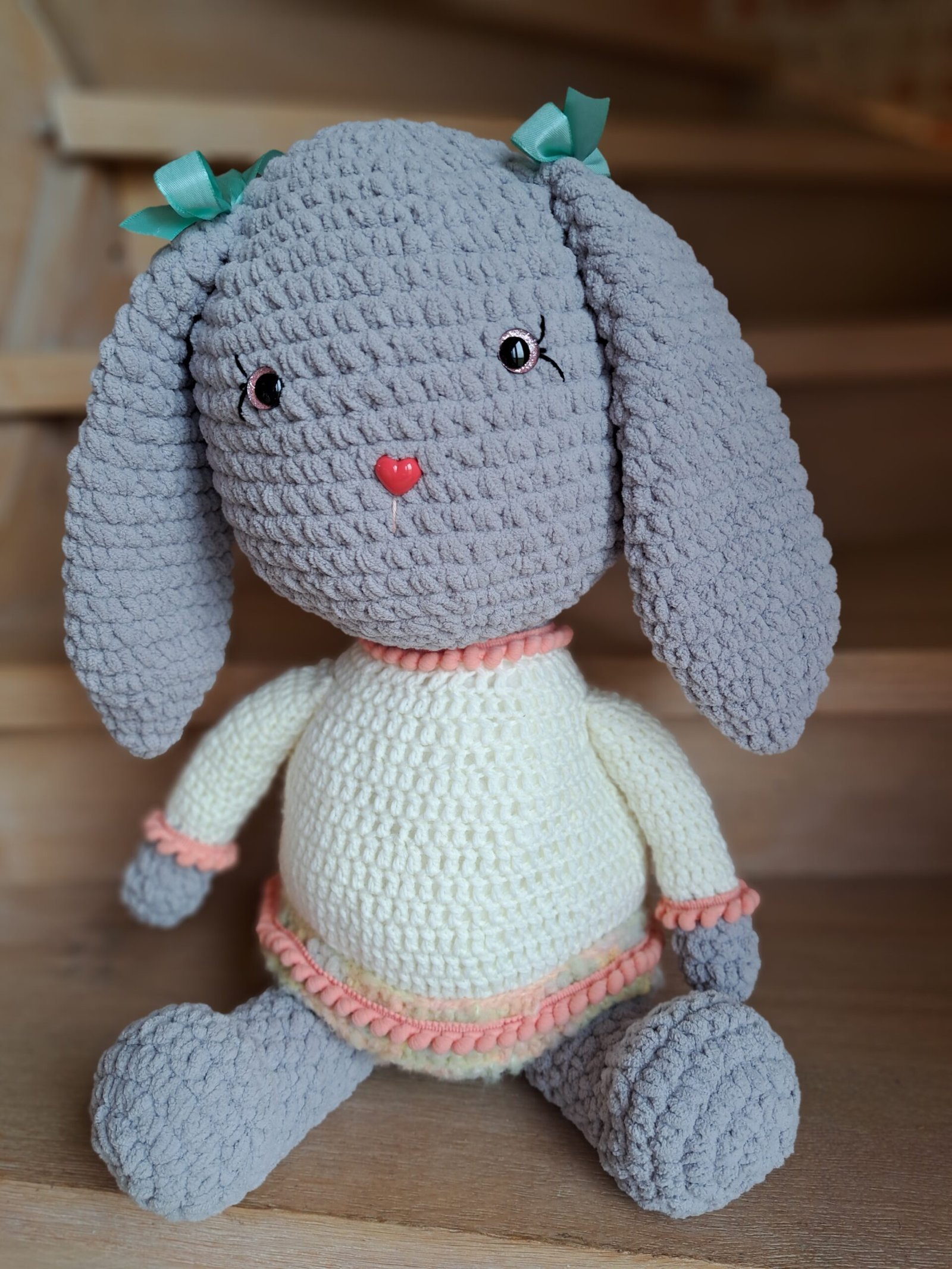 Knuffel Kaat Konijn - Afbeelding 4