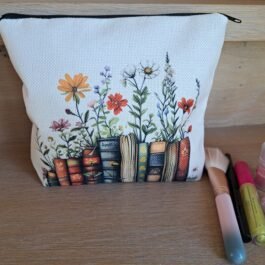 Make-Up Tasje Boeken Bloemen
