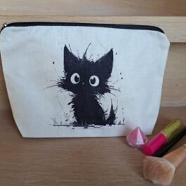 Make-Up Tasje Poes Wit