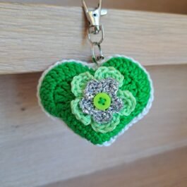 Sleutelhanger Hartje Groen