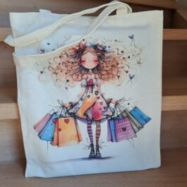 Stoffen Tas ShopGirl