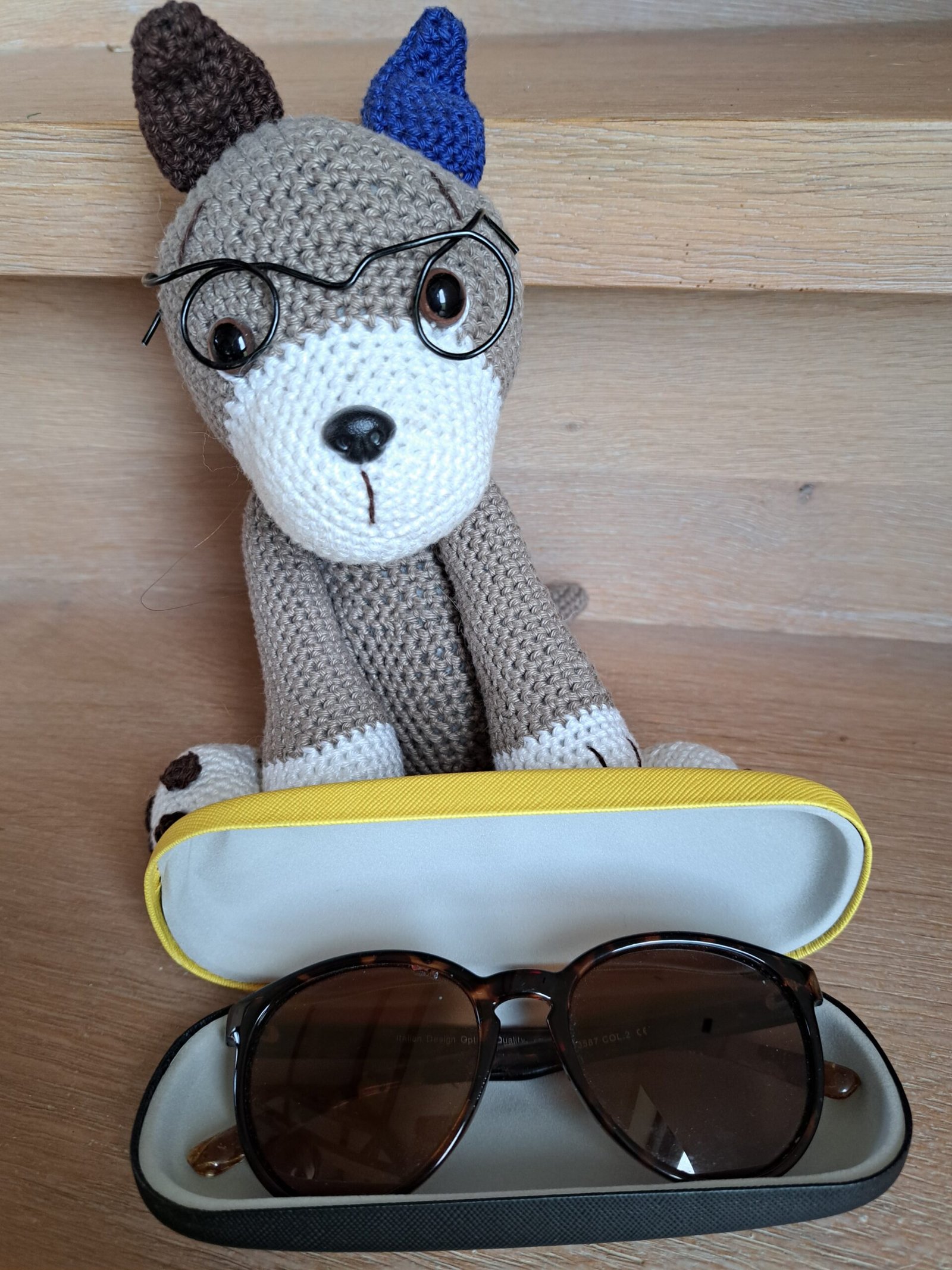 Brillendoos Hond Geel - Afbeelding 3