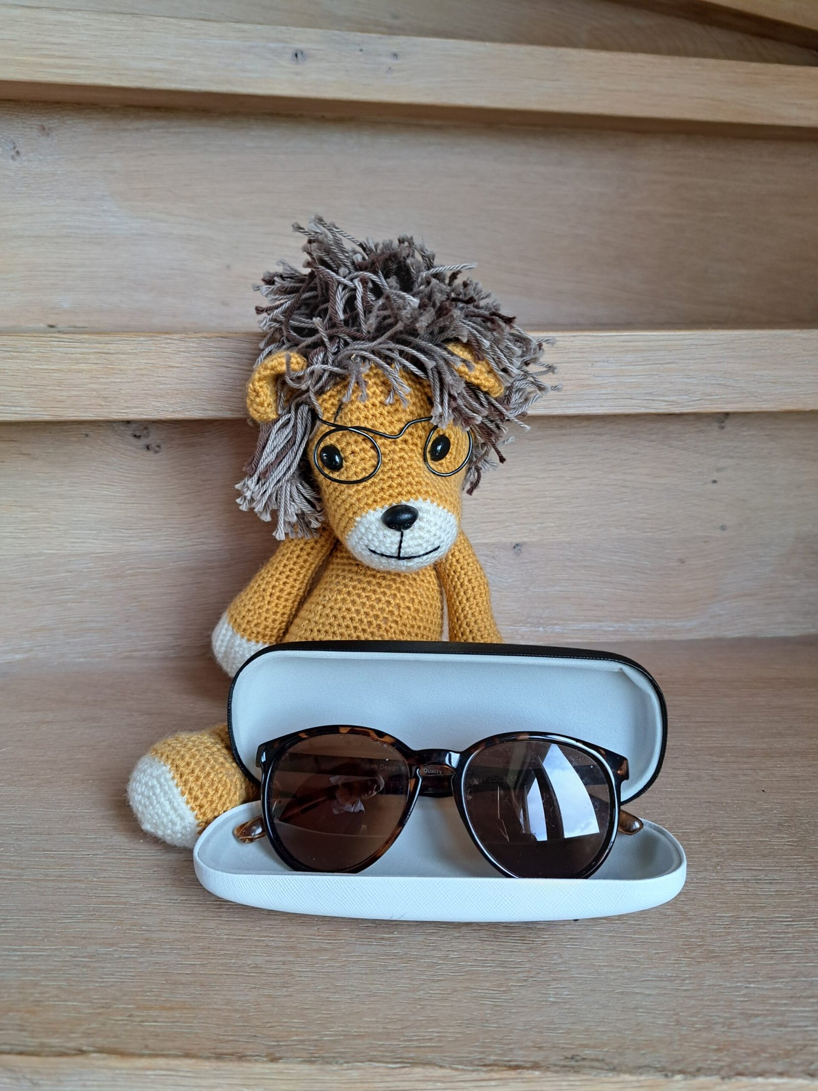 Brillendoos Kat Grijs - Afbeelding 3