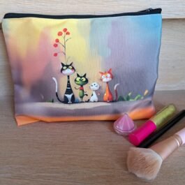 Make-Up Tasje Kattenfamilie